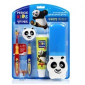 KO640-韓國超可愛功夫熊貓3牙刷組6歲以上適用