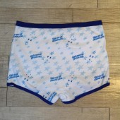 U613-藍色星星運動型棉質平口內褲165cm