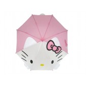 JP002-日本進口Hello Kitty造型安全雨傘(粉、兒童專用)
