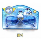 KO130-韓國POLI 安寶波力兒童太陽眼鏡墨鏡防紫外線69%UV 適合2-6歲藍