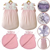 M221-歐洲粉色蝴蝶仙子嬰兒保暖睡袋-18M