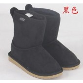 B302-HOT黑色長絨雪靴20.5CM內長