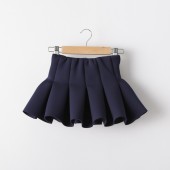 wa1-15A654-SMALLFISH超級優百搭空氣棉超軟挺藍色裙2-8T