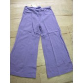 p446-日本gap紫棉質寬口褲3t
