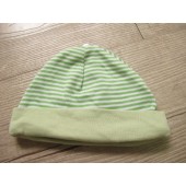 H806-英國LITTLEME混款嬰兒帽(綠條紋款)-3M