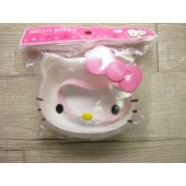 KM689-韓國製造授權KT粉色頭型塑膠盒(附束帶)270ML