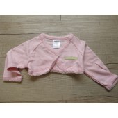 14J127-CARTER'S嬰兒前開衫長袖系列(粉高腰小外套綠色LOGO)6M