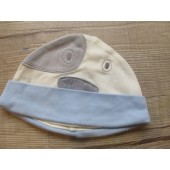 H036-NEXT混款嬰兒棉質帽(灰眼狗款)6-9M