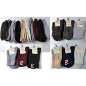 K262-無印良品保暖輕直織毛襪23-25cm（大人款）