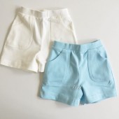 P2B-LYCRAx萊卡伸縮彈性純棉短褲3/2T(藍色下單處)-台灣製造MIT